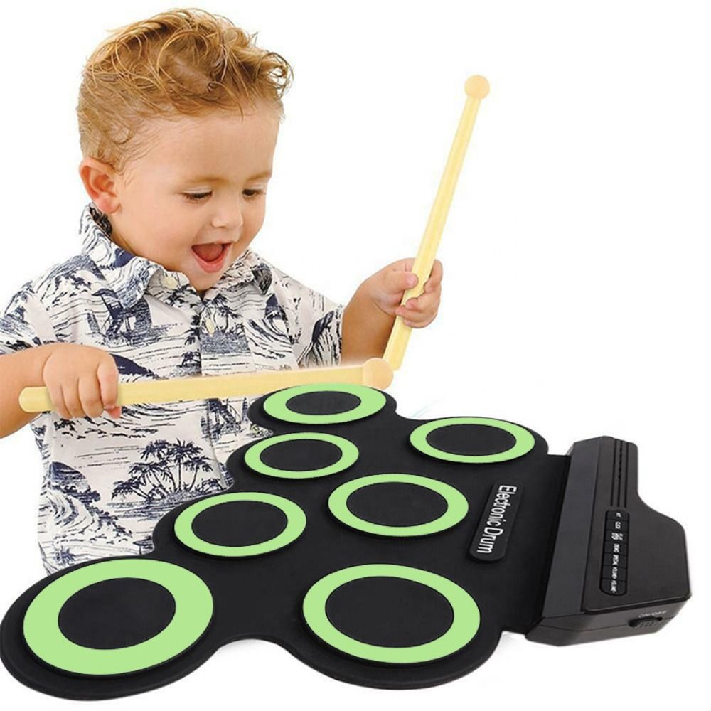 Drum Practice Pad - 1 Box 7-Pads Electronic Drum Set