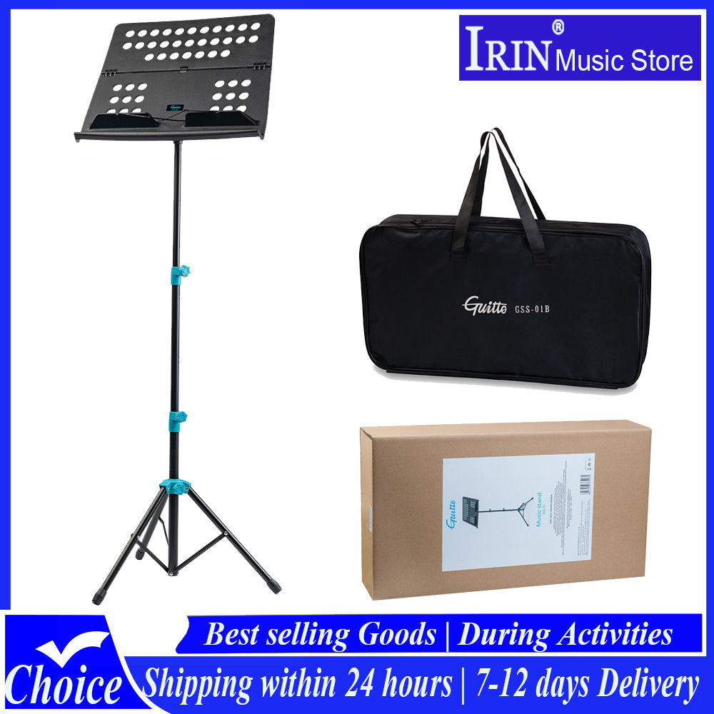 Music Stand Folding - GUITTO GSS-01 Folding Music Sheet Stand