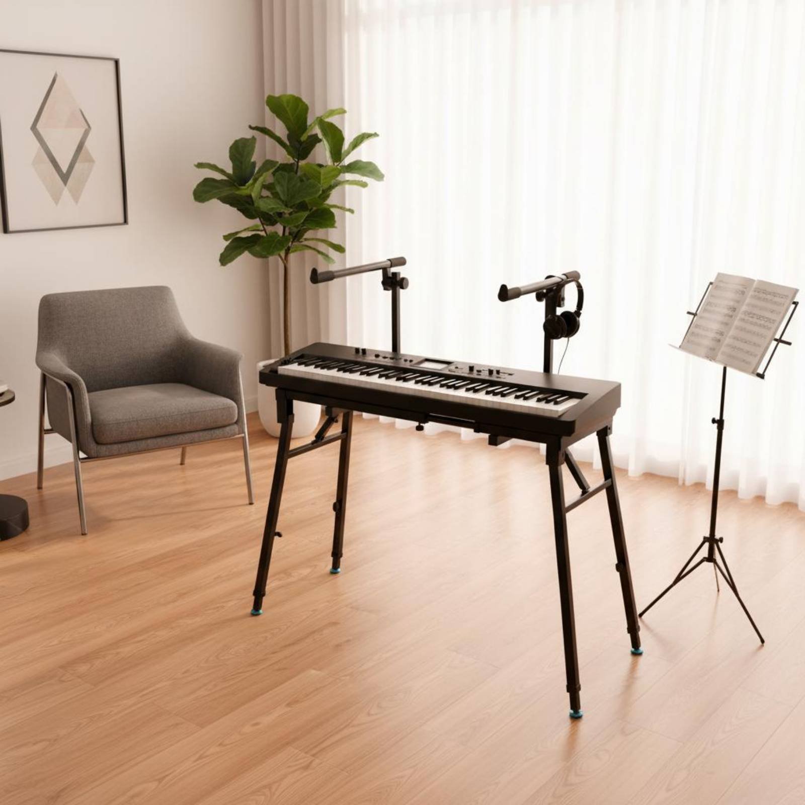Folding Keyboard Stand Portabl - Music Stand Folding avis et prix