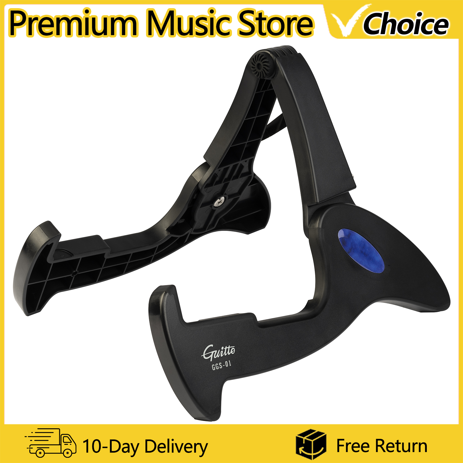 GUITTO GGS-01 Guitar Stand Gui - Music Stand Folding avis et prix