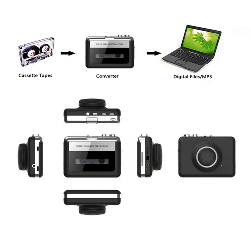 Portable Stereo USB Cassette P - Audio Music Converter To Mp3 avis et prix