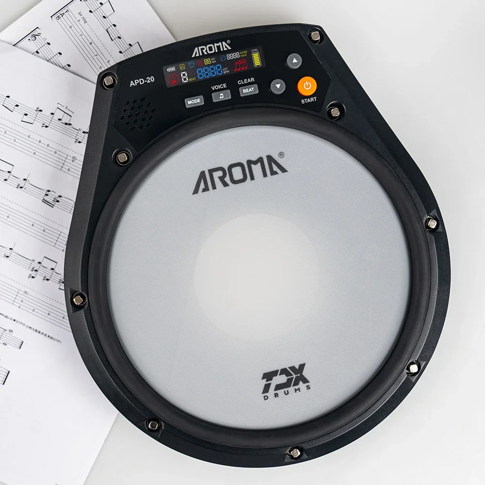 AROMA Rechargeable Multifuncti - Drum Practice Pad avis et prix