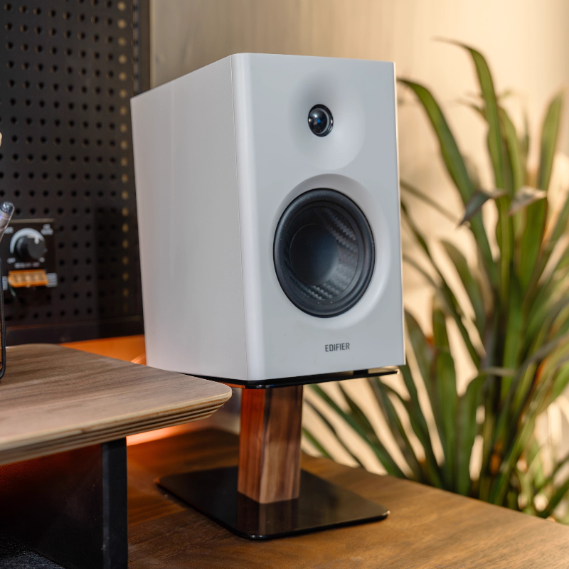 Black Walnut Speaker Stand Des - Music Stand Folding avis et prix