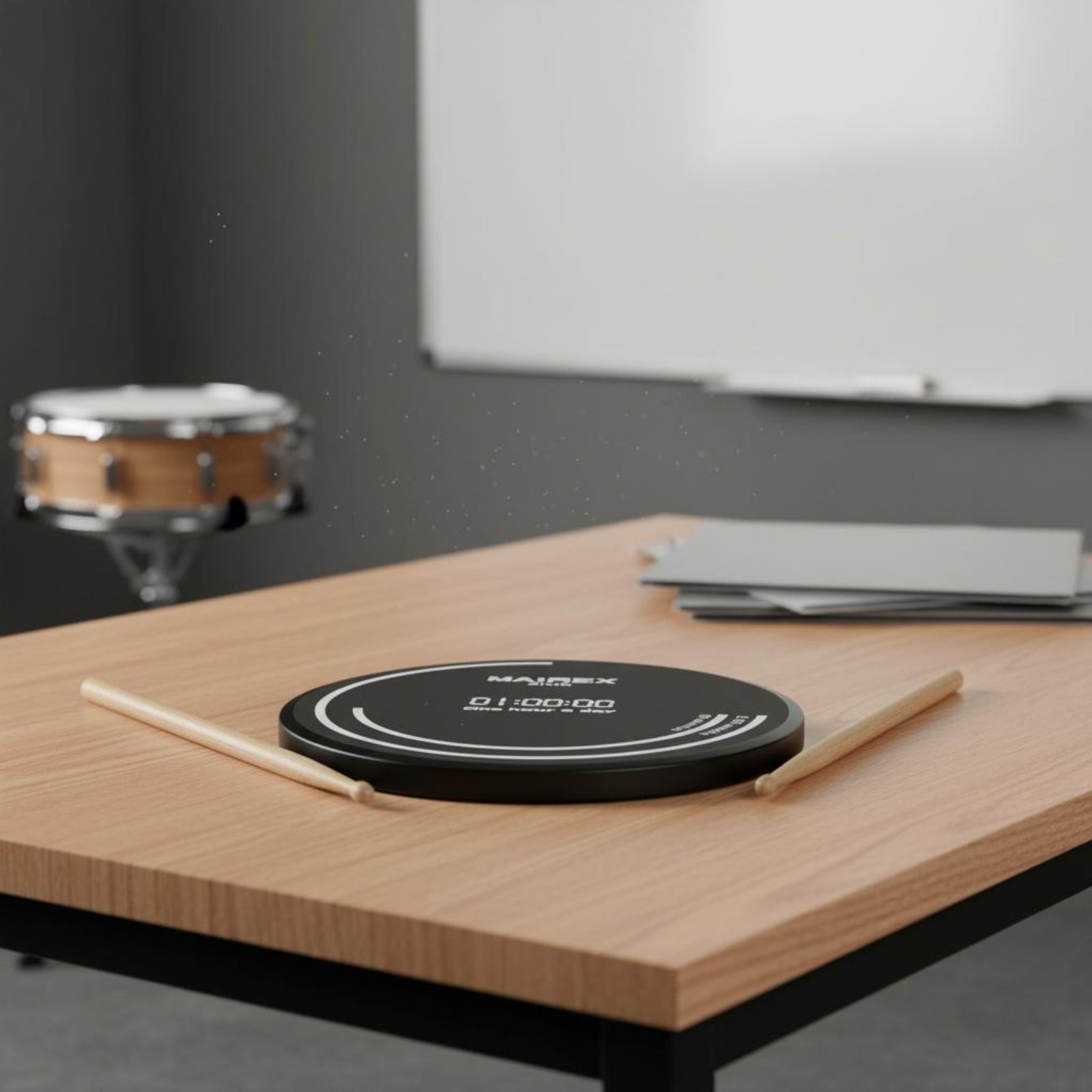 12 Inch Practice Drum Pad Set  - Drum Practice Pad avis et prix