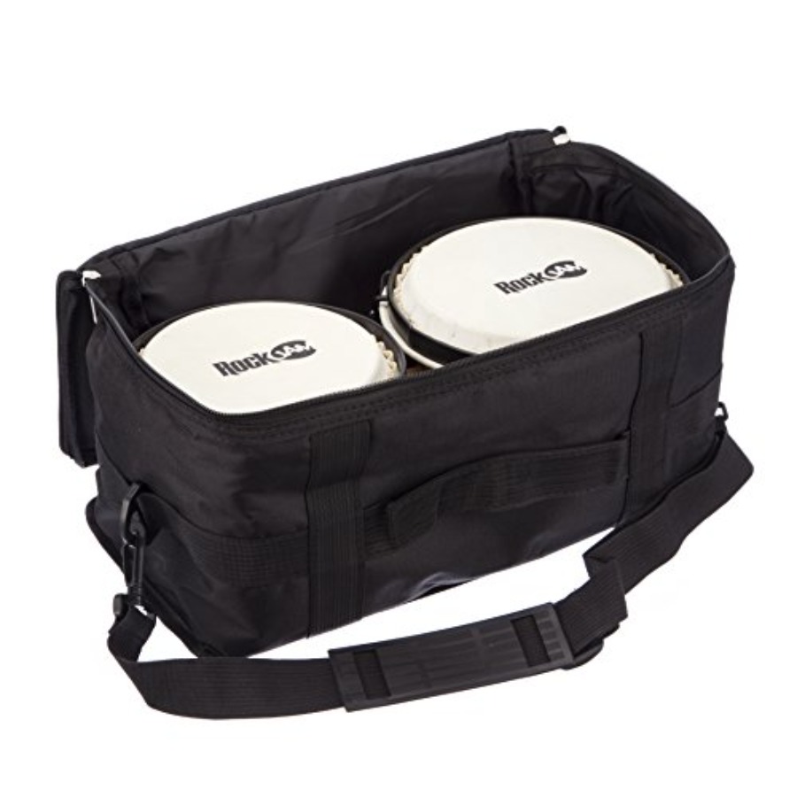 7 and 8 Bongo Drum Set with Pa - Drum Practice Pad avis et prix