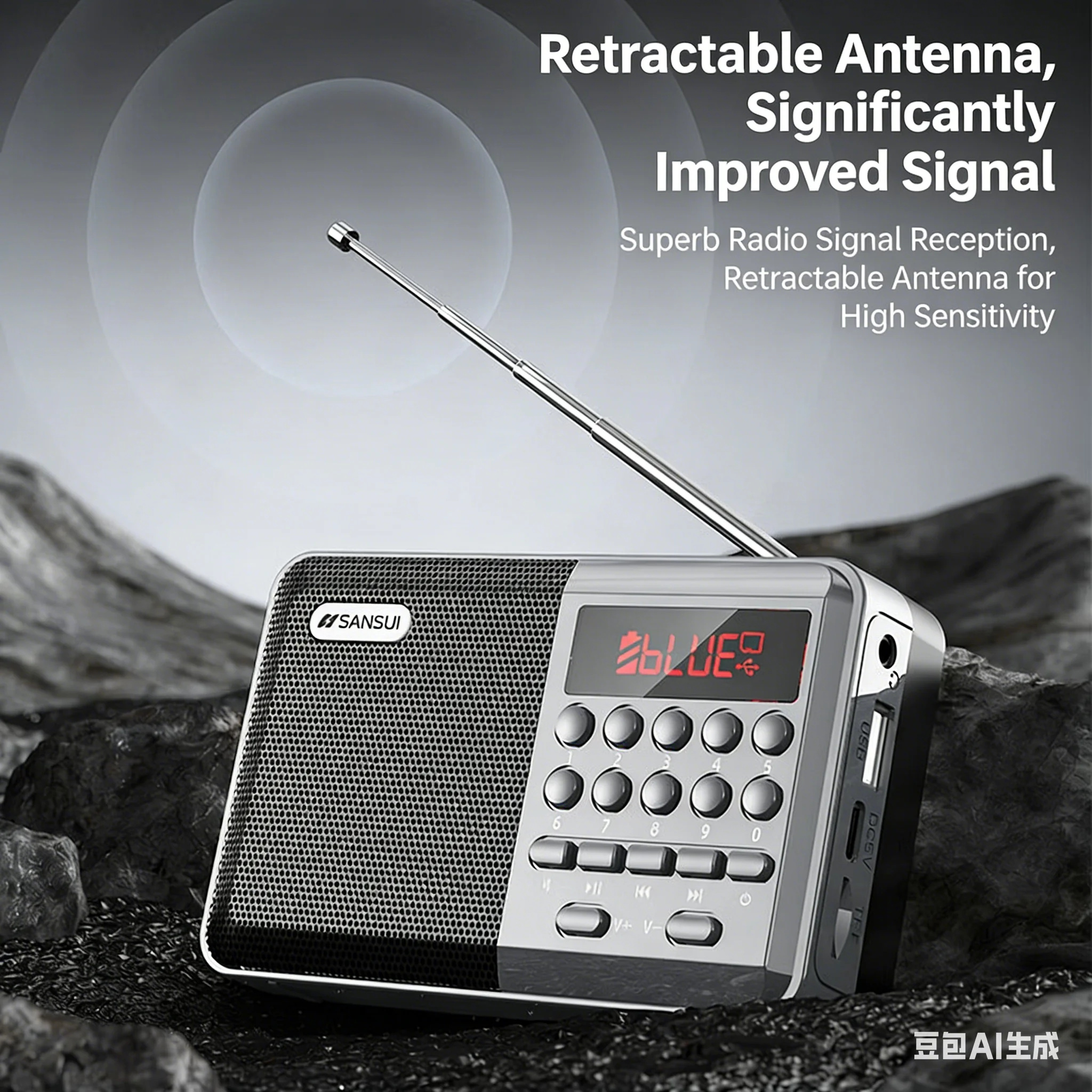Mini FM Radio Bluetooth Speake - Audio Music Mp3 Song avis et prix