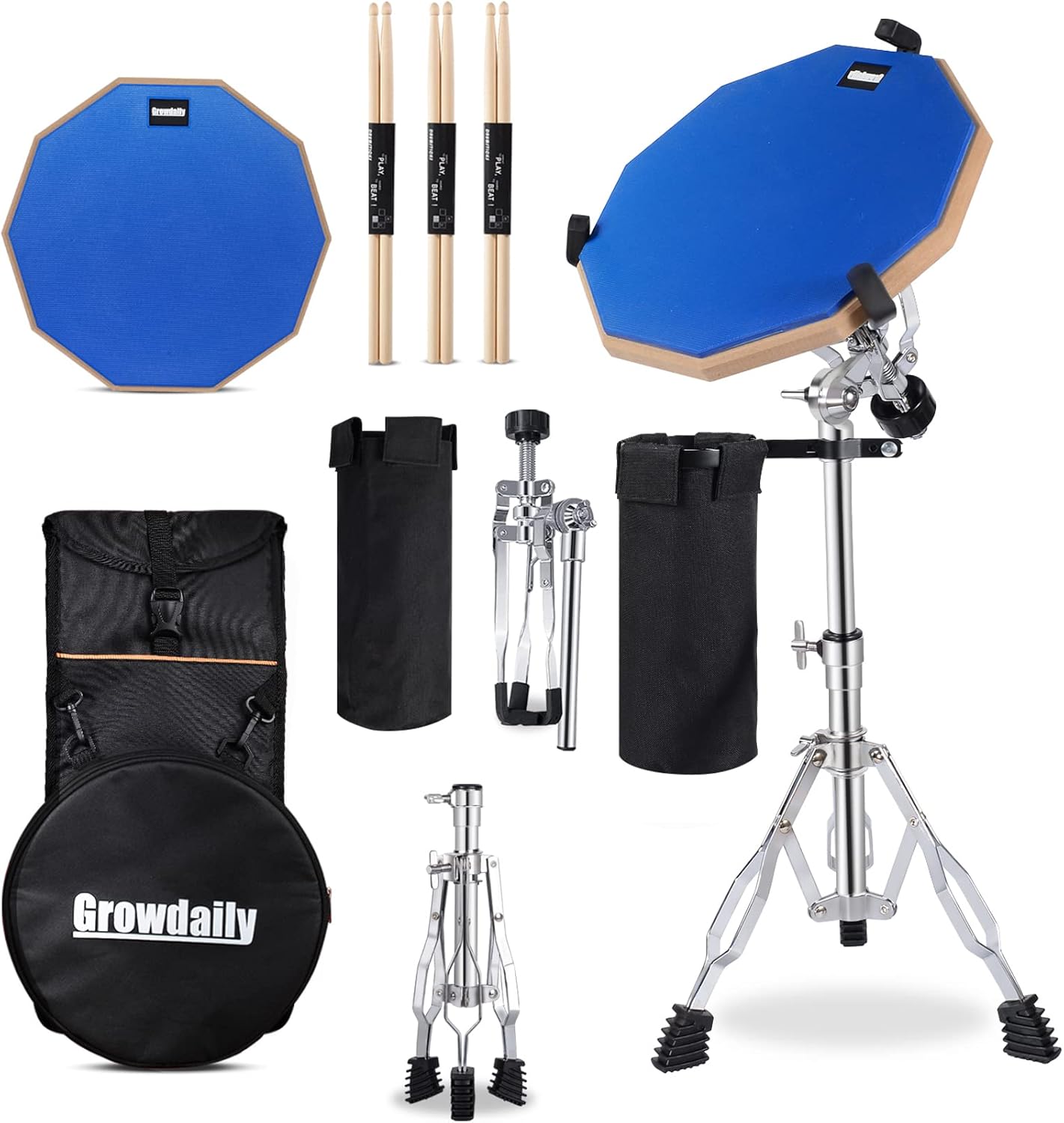 12 Inch Drum Practice Pad with - Drum Practice Pad avis et prix