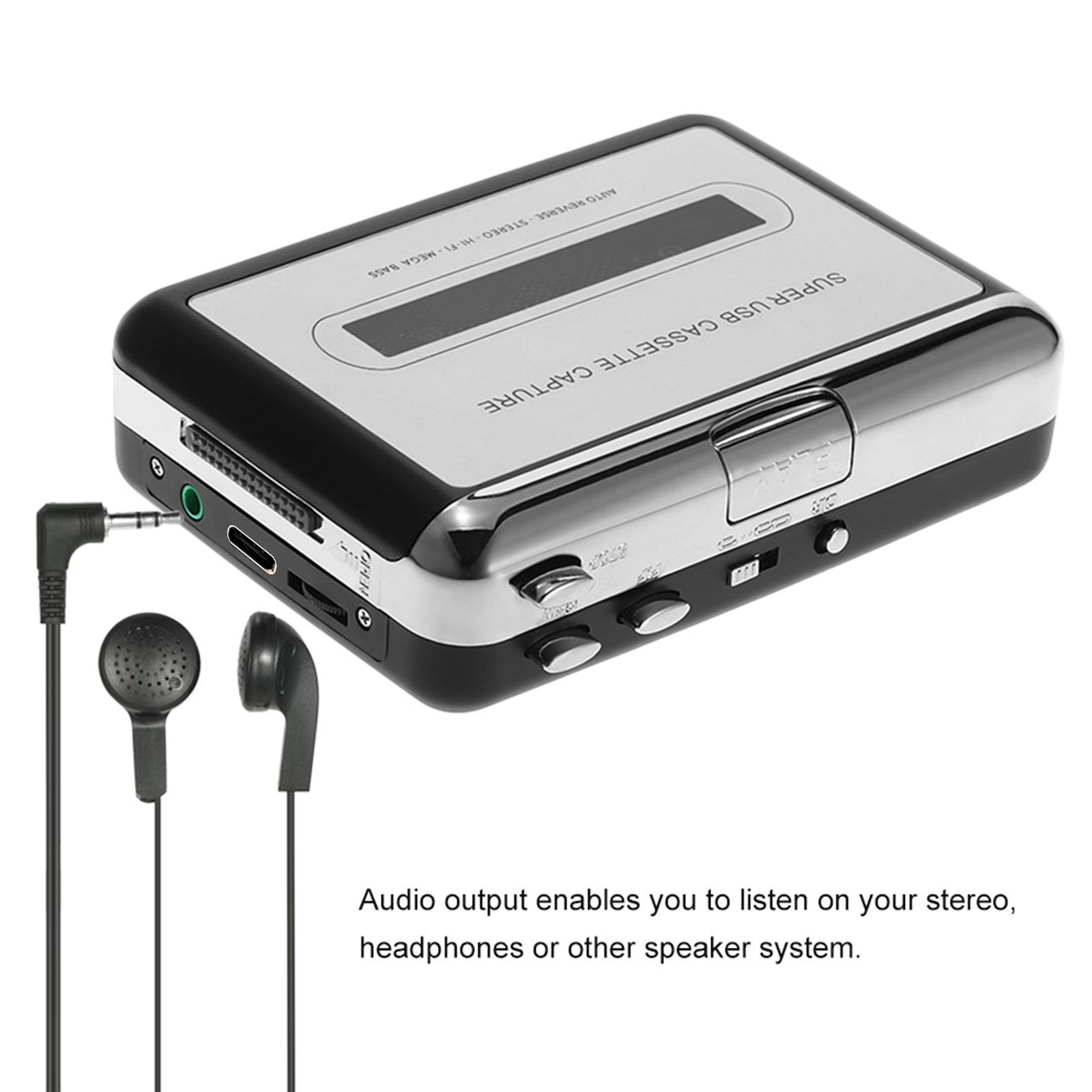 USB Cassette Capture  Cassette - Audio Music Converter To Mp3 avis et prix