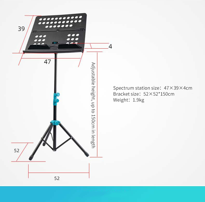 GUITTO GSS-01 Folding Music Sh - Music Stand Folding avis et prix