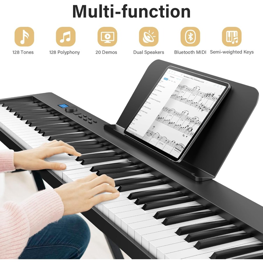 BESFAN 88 Key Portable Folding - Music Stand Folding avis et prix